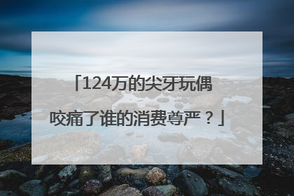 124万的尖牙玩偶 咬痛了谁的消费尊严？