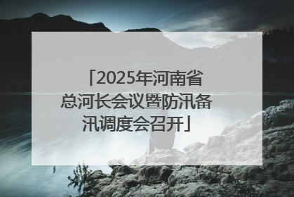 2025年河南省总河长会议暨防汛备汛调度会召开