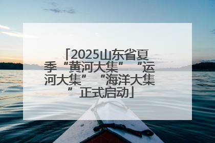 2025山东省夏季“黄河大集”“运河大集”“海洋大集”正式启动